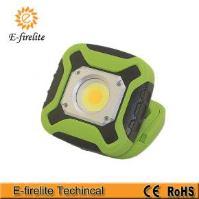 Muliti-functional rechargeable COB work light with power bank function