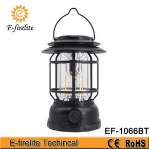 EF-1066BT New Bluetooth Camping Light Multi-functional Rechargeable Outdoor Tent Lighting Camping Light