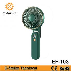 EF-103 Customized Battery Desk Small Folding Outdoor USB Table Lithium Rechargeable Stand Hand Portable Mini Fan