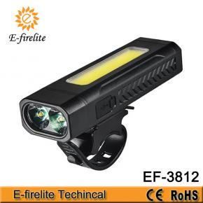 EF-3812 Night Riding Rechargeable Bike Light Super Bright Front BIke Headlight flashlight Waterproof Bicycle Accessories