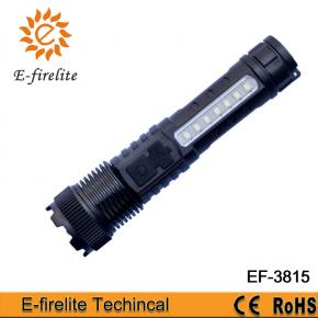 EF-3815 Strong Light Telescopic Zoom Flashlight with Pen Clip